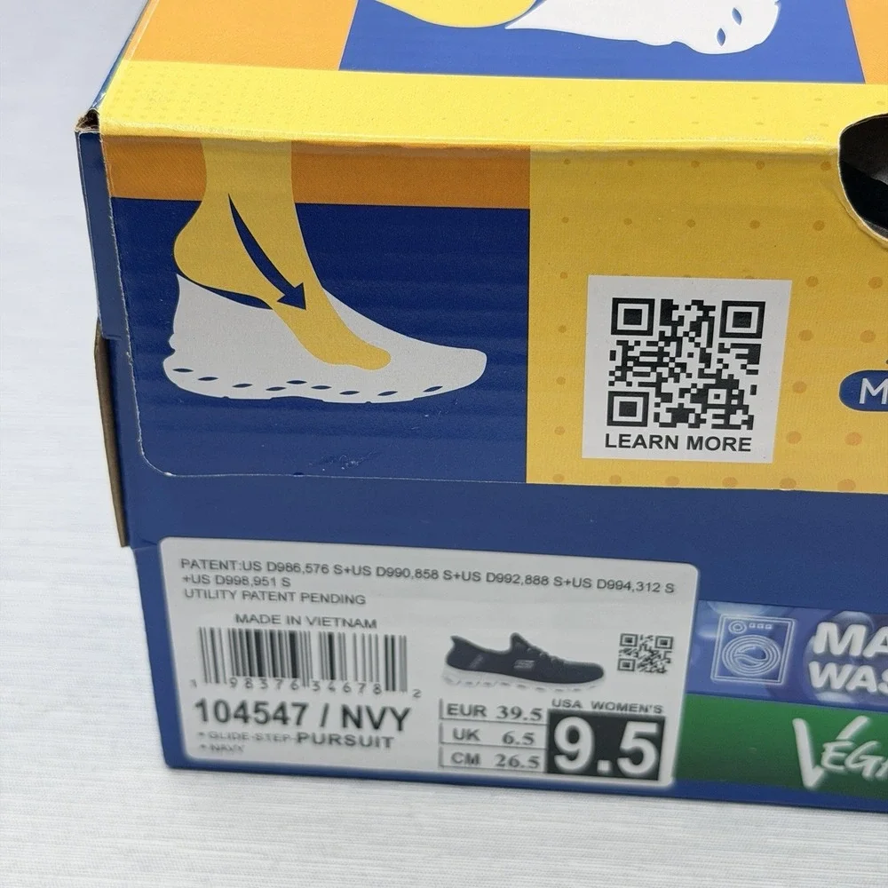 Skechers Glide Step Sneakers Women's 9.5 Blue Lightweight Navy Walking 104547